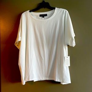 NWT ELOQUOII  WHITE SHIRT
